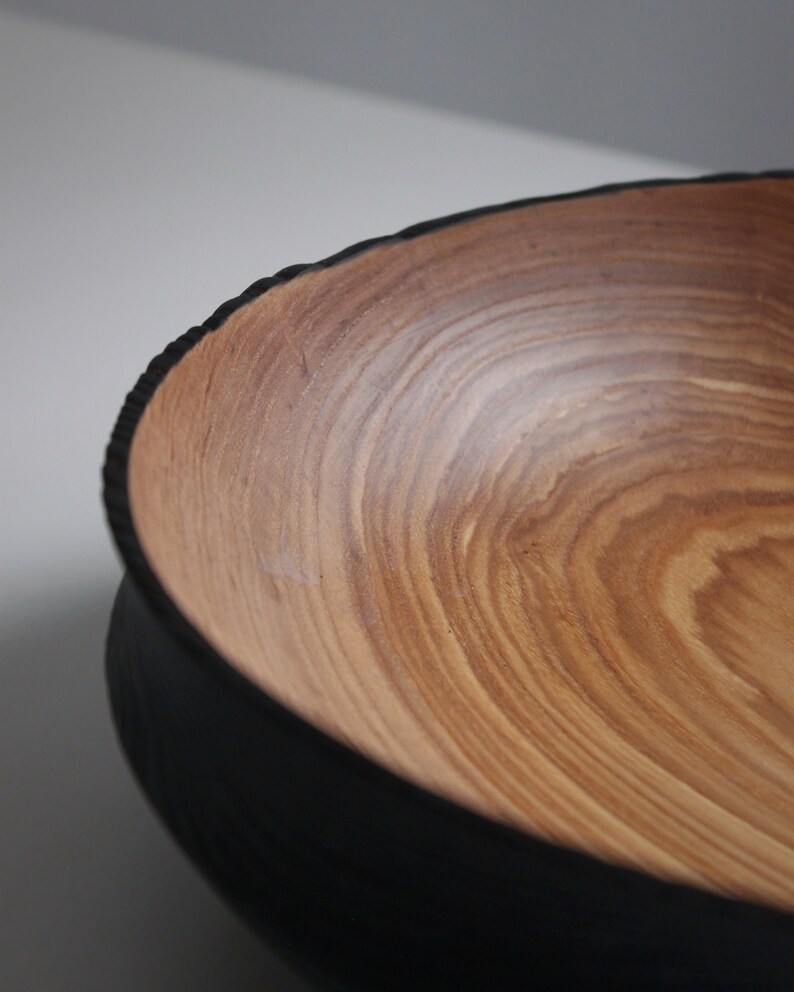 Ash Wood Bowl, Fruit bowl, Decoration bowl, Unique handmade and high quality Homeware, Natural Wood, Special gift image 6