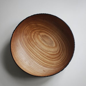 Ash Wood Bowl, Fruit bowl, Decoration bowl, Unique handmade and high quality Homeware, Natural Wood, Special gift image 4