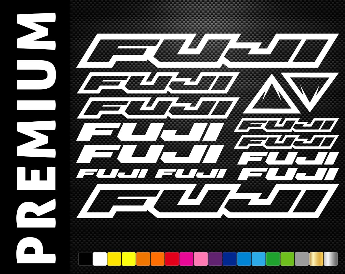 FUJI 14 Stickers Adhesive Stickers Decal Mtb Bike Mountain Etsy