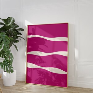 MODERN GALLERIVÄGG Set med 6 väggkonsttryck, studentrumsdekor för flickor, set med 6 tryck, alla hjärtans dag-tryckbart, alla hjärtans dag-dekor, Pink Matisse bild 7