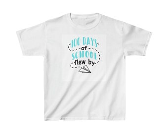 Kids 100 Days of School Cotton Tee