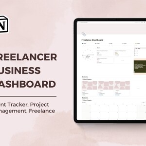 Freelancer Business Dashboard, CRM Client Tracker, Project Management ...
