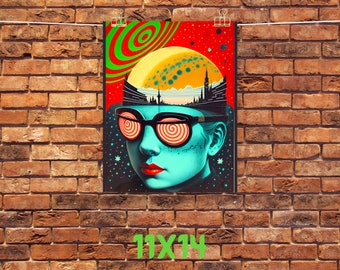 Retro Wall Art Print