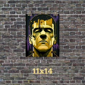 Frankenstein Wall Art Print