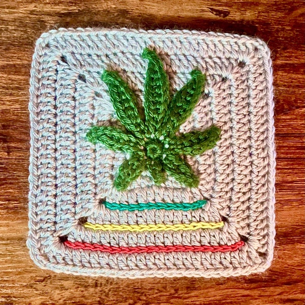 Hemp Granny Square *Crochet Pattern Only*