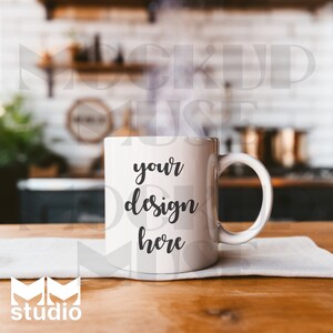 11oz White Mug Mockup Boho Mug Mockup Coffee Mug Mockup Cozy Mug Template Blank Mug Template White Cup Mockup Minimalistic Product Mockup