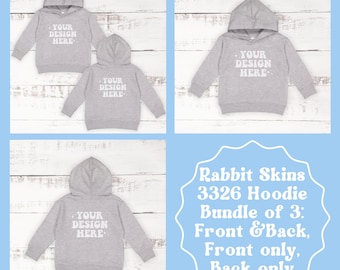 Rabbit Skins 3326 Mockup Bundle Black Toddler Hoodie Mockup Kids Hoodie Mockup Rabbit Skins Mock up Bundle Toddler Mockup Fleece Hoodie Mock