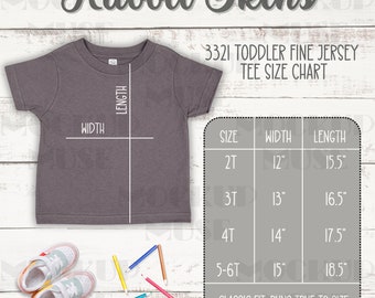 Rabbit Skins 3321 Size Chart Toddler T-shirt Size Guide Rabbit Skins Toddler Shirt Mockup Size Chart Rabbit Skins Toddler Mock Boho Baby