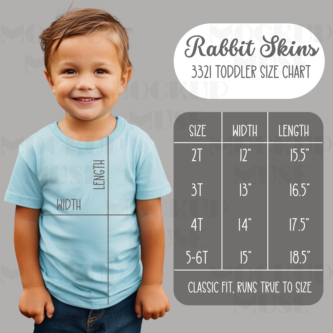 Rabbit Skins 3321 Size Chart Toddler Size Chart Rabbit Skins Toddler ...