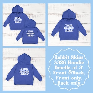 Vintage Royal Rabbit Skins 3326 Mockup Bundle Toddler Hoodie Mockup Kids Hoodie Mockup Rabbit Skins Mock up Bundle Toddler Hoodie Mock ups