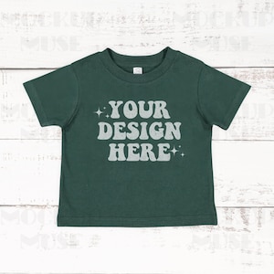 Forest Rabbit Skins 3301 Mockup Toddler Jersey Cotton Tee Mockup 3321 Mockup Bundle Rabbit Skins Mock up Boho Flatlay Mockups Baby Shirt