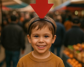 Child Locator Arrow Headband – Safety Gift for Kids in Busy Places