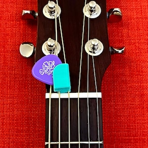 Einfacher Plektrum-Halter für Koffer - Horizontaler Plektrum-Clip für Reisen, sichere Aufbewahrung von Plektrum, Zubehör für Akkustik- und E-Gitarre