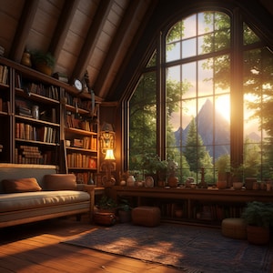 Cozy Cottage Webcam background
