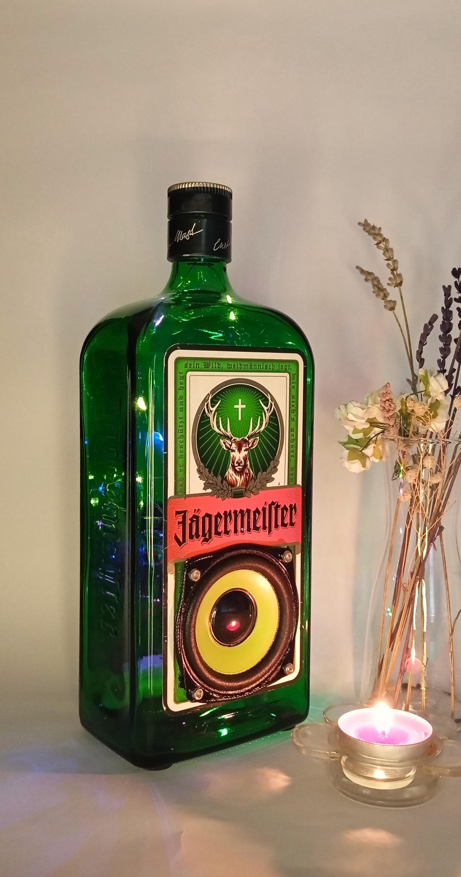 Portable Wireless Bluetooth Speaker; “jagermeister Boombox Green