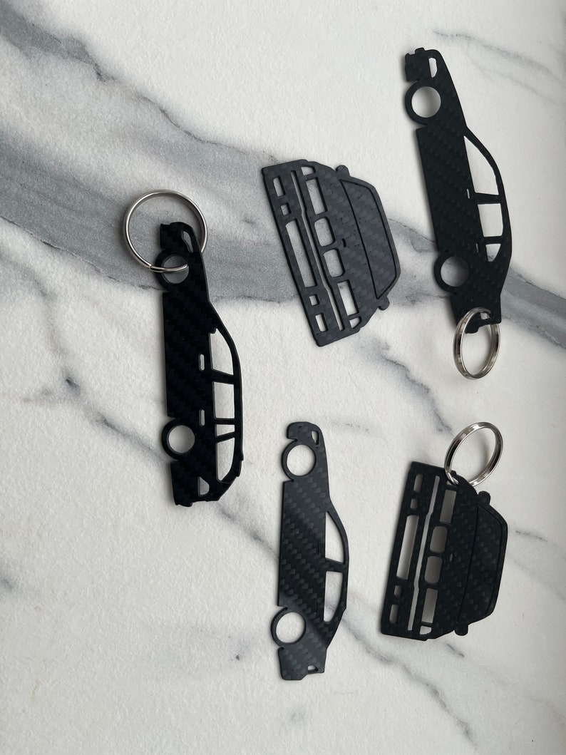 BMW E36 Real Carbon Fibre Keychain Etsy