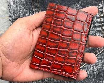 6 Card Slot Leather Wallet Pattern | Men's Bifold PDF Template | DIY Handmade Wallet | Leathercraft Sewing Pattern