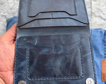 Minimalist Bifold Wallet PDF Pattern | Leather Card Holder Template (Instant Download)