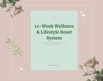 12-Week Wellness Planner | Digital Download