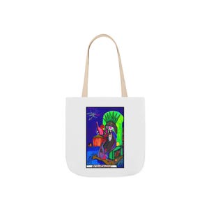 Tarot Tote Bag in Queen of Bongs - Persephone Tote - Eco-Friendly Shopping Bag, Art Lover Gift, Statement Accessory
