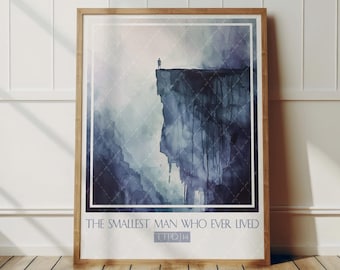 The Smallest Man Who Ever Lived Poster Aesthetic Print Song Poster Subtle Song Print Watercolor Art Gift For Song Fans
