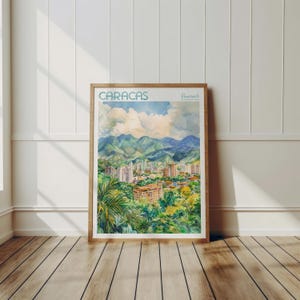 a picture of a city with mountains in the background
