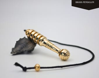 Brass Pendulum Amethyst Light Healing Pendulum Energy Balancer Chakra Cleansing Tool 8.5cm Natural Gemstone Spiritual Gifts