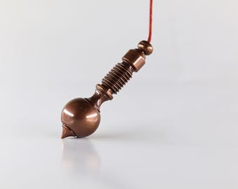 Brass Pendulum: Dharma Beam Divination Dowsing Tool (8.5cm)