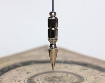 Brass Reiki Pendulum, Moonstone Mist Energy Healing Tool (9cm)
