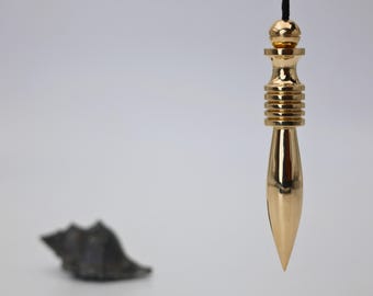 Om Radiance 9cm Pendulum for Divination Yes No Dowsing Tool Intuition Tool Energy Reader