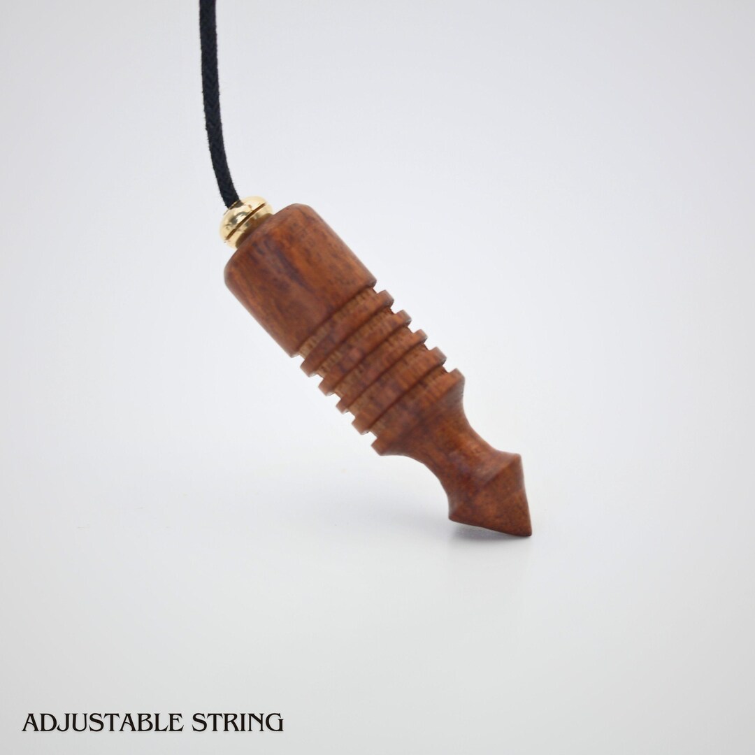 Rose Wood Pendulum Aura Glow Healing Pendulum 6cm Energy Balancer ...