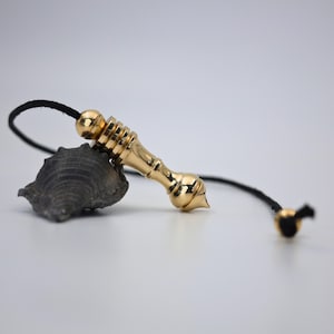 Lotus Tropfen Heilung Pendel 6 cm Energie Balancer Chakra Reinigung Werkzeug, spirituelles Geschenk für Meditation und Energiearbeit