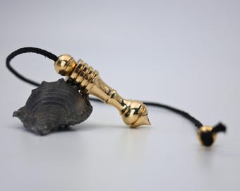 Lotus Tropfen Heilung Pendel 6 cm Energie Balancer Chakra Reinigung Werkzeug, spirituelles Geschenk für Meditation und Energiearbeit