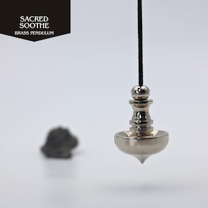 Sacred Soothe Healing Pendel 5cm Energie Balancer Chakra Reinigung Werkzeug spiritueller Edelstein Geschenk Meditation Dekor