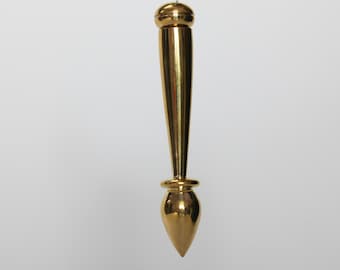 Brass Energy Healing Pendulum - Reiki Dowsing Tool, 6.35cm
