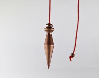 Brass Pendulum, Citrine Core Energy Healing, 7cm Reiki Tool