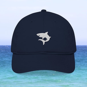Haifischmütze - Haifischmütze, Hai-Liebhaber Geschenk, Hai Druck, Hai Kunst Zeichnung, Megalodon, Weißer Hai, Schwimmen, Bootfahren, Tauchen, Wasser
