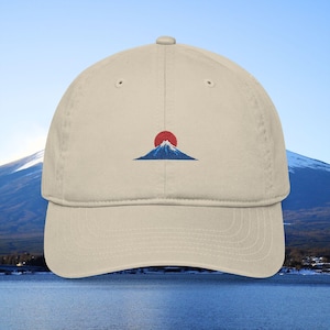 Mount Fuji Hat - Japan Hat, Japan Gift, Japan Cap, Tokyo Gift, Shibuya Gift, Shinjuku Gift, Akihabara Gift, Fuji Mountain Print