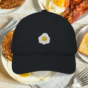 Sunny Side Up Hat - Egg Hat, Egg Lover Gift, Breakfast Lover Gift, Breakfast Food, Diner Lover Gift, Waffles, Pancakes, Bacon, Toast