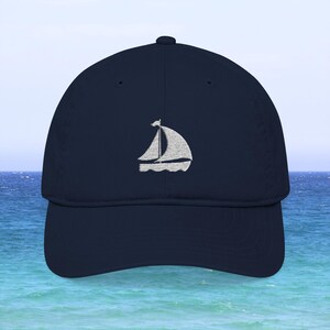 Boat Hat - Sailor Hat, Navy Hat, Boat Owner Gift, Boating Hat, Fishing Gift, Sailing Hat, Ship Lover Gift, Ship Captain Gift