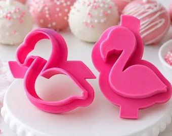 Flamingo cake pop mold set - 3D printed