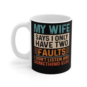 Caneca engraçada para marido, presente para ele, caneca de café, humor para homens, caneca inovadora, presente de brincadeira para marido