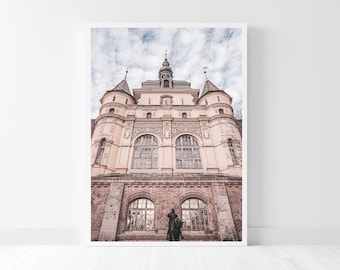 Budapest Vajdahunyad Castle Photography, Hungarian Architecture and Buildings, Europe Travel, Digital Download Print, Baroque Wall Art