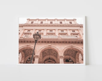 Budapest Minimalist Neo-Renaissance Architecture Photography, Europe Travel, Hungarian Buildings, Digital Download Print, Vintage Wall Art