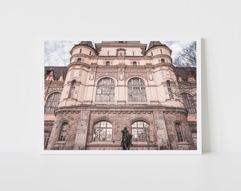 Budapest Vajdahunyad Castle Photography, Hungarian Architecture and Buildings, Europe Travel, Digital Download Print, Baroque Wall Art