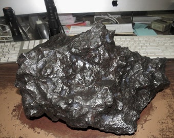 Beautiful 23.5 kg New Campo del Cielo Natural Iron Meteorite from Argentina Museum collectors Grade 51.7 lbs oriented
