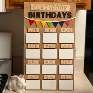 Classroom Birthday Chart | Birthday Boards | School Classroom