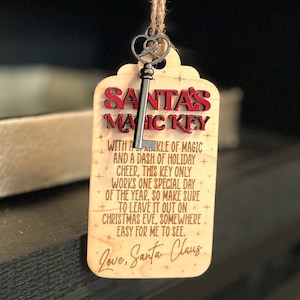 Santa’s Magic Key | Christmas Key | Magic Christmas Key
