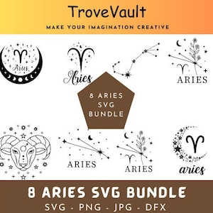 Aries Svg, Aries Png, Aries Zodiac Gift, Horoscope Svg, Horoscope Png, Astrology Png, Moon Phase Svg, Witchy Svg, Svg, Its An Aries Thing