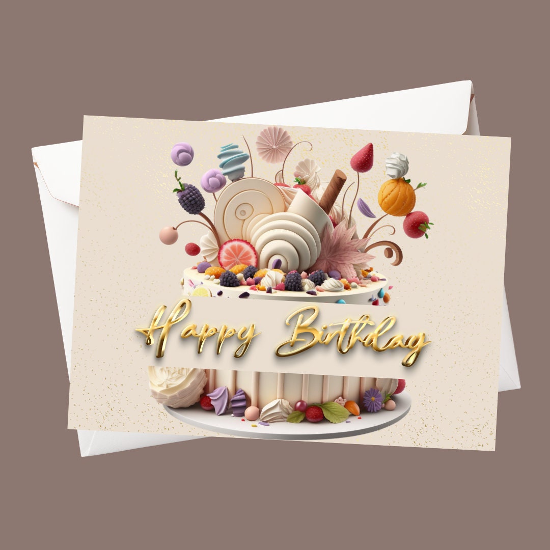 Printable Birthday Cards - Etsy